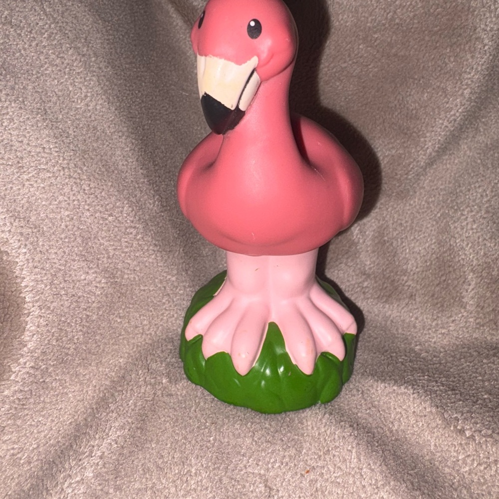 Pink Flamingo Bird Toy little people